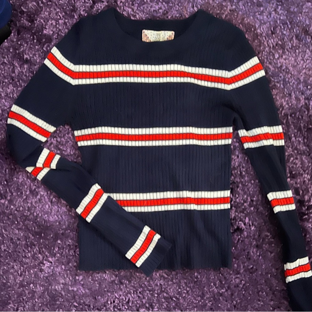 Striped Knit Sweater